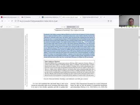 Lecture 4 - Making Sense of Research Articles