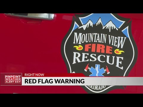 Red flag warning in effect on Monday