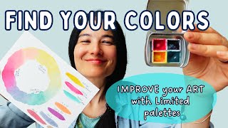 How to choose a LIMITED COLOR PALETTE / 6 exercises to find your colors / Plus my FAVORITE combo!