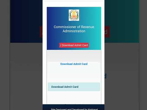 tn village assistant hall ticket download #villageassistant