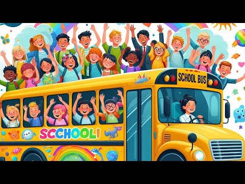 Wheels on the Bus | Nursery Rhymes | Kids Fun Learning