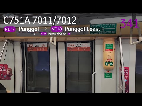 [SBST] Alstom Metropolis C751A [7011/7012] - Punggol » Punggol Coast