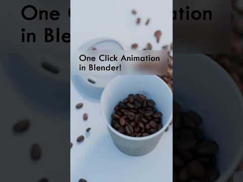 Dive into the world of animation with just one click! #3d #blender #modeling #blender3d #animation