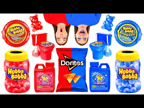 Red Food vs Blue Food Challenge | Funny Challenges by PaRaRa