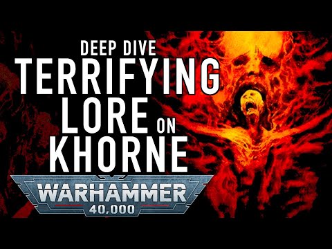 Deep Dive on the Chaos God Khorne in Warhammer 40K #chaosgods #wh40klore #chaosdemons