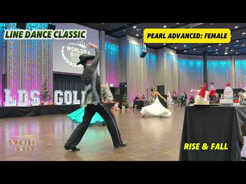 WORLDS GOLD 2024 | Line Dance Classic | Pearl Advanced: Female | Rise & Fall #gold_linedance #오정현