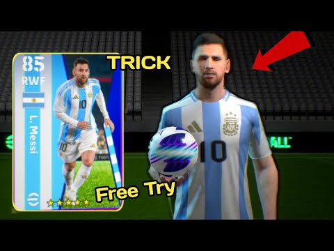 Tricks To Get 100 Rated Free L.Messi in efootball 2024🤯 |efootball L.Messi Tricks efootball mobile