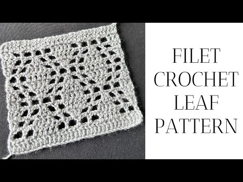 Easy Crochet Leaf Stitch for Scarf/Shawl | Diagram Included