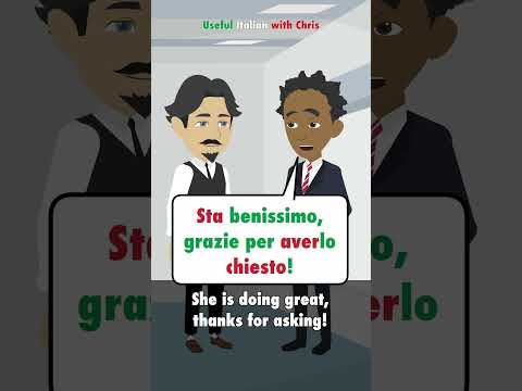 Learn Italian: How is your partner doing?