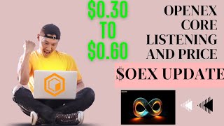 Openex $OEX Coin listings and price Update #oex #core #crypto #oexprice @Mycryptoinvest