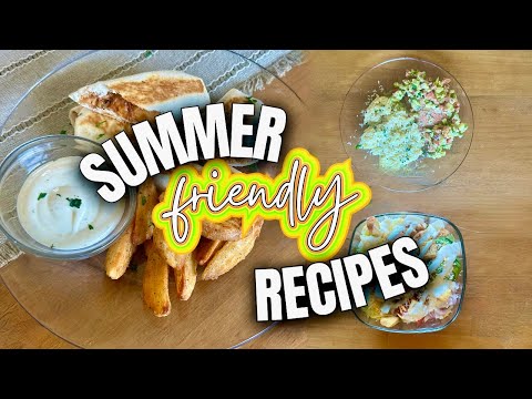 3 Summer Friendly Meals | Family Dinner Ideas | What's for Dinner | MEL COOP