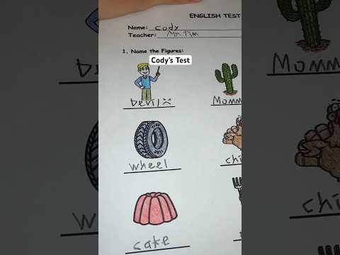 Grading Cody’s test… #asmr #school #teacher #test #quiz #emojichallenge