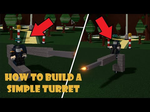 How to make a simple turret | Build a Boat ROBLOX