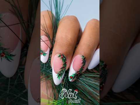 Best Christmas Nail Art 🎄#natdenail #shorts #nails #holidays #festive