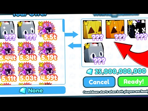 Making BILLIONS OF GEMS in TRADING on Pet Simulator X (Roblox)