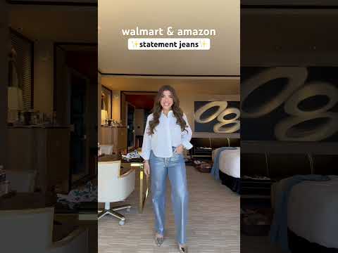 Walmart & Amazon ✨statement jeans✨#walmart #amazon