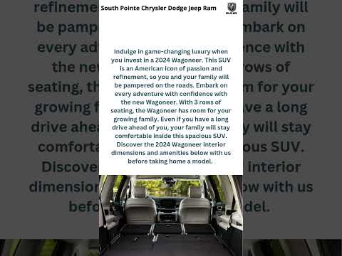 2024 Jeep Wagoneer Interior | South Pointe Chrysler Jeep Dodge RAM #shorts