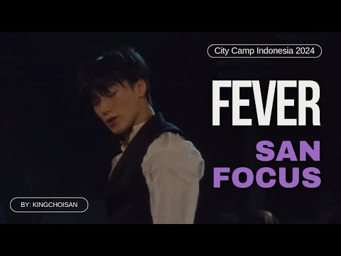 [241005 CITY CAMP JAKARTA] ATEEZ CHOI SAN - FEVER FANCAM FOCUS 에이티즈 산 직캠