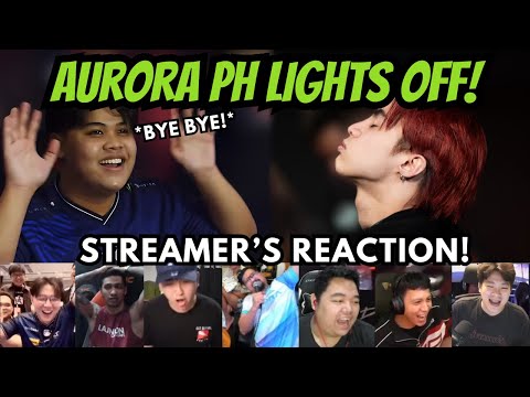 Team Liquid ID Just Eliminated Aurora PH In The M6 World Championships! Streamer's Reaction! 😲😲😲