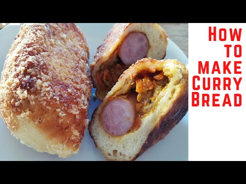 How to make super crunchy Japanese sausage curry bread | カリカリカレーパンの作り方