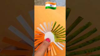 🇮🇳 Tricolour painting with tea cup 🇮🇳 #ytshorts #shorts #anjalimourya_rb7qx #independenceday #art