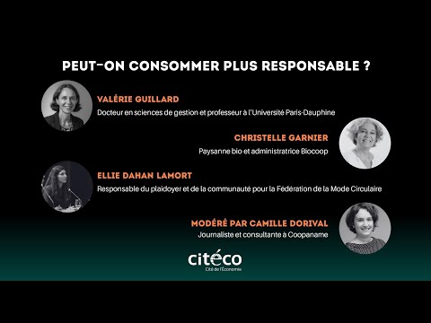 Conférence ESS : Peut on consommer plus responsable ?