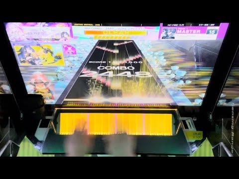 【CHUNITHM】Tempestissimo MASTER 15  ALL JUSTICE CRITICAL 手元