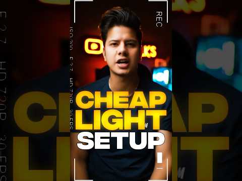 Easy Video Light Setup