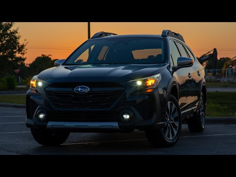 👉AT NIGHT: 2025 Subaru Outback Touring XT -- Night Review, Night Drive, Lighting Usability Analysis