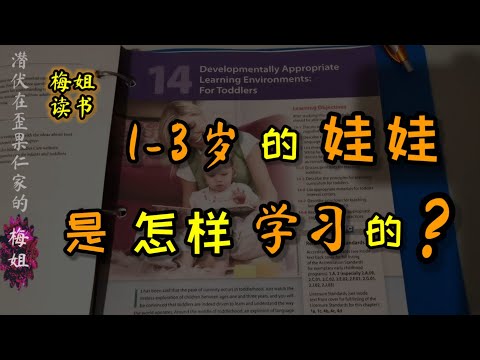 ＃梅姐读书 ＃1-3岁的娃娃是 ＃怎样学习的 ＃加拿大留学 ＃早期教育专业