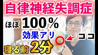 【寝る前２分後頭部を触れるだけ！】ほぼ100％自律神経失調症を改善するセルフケア