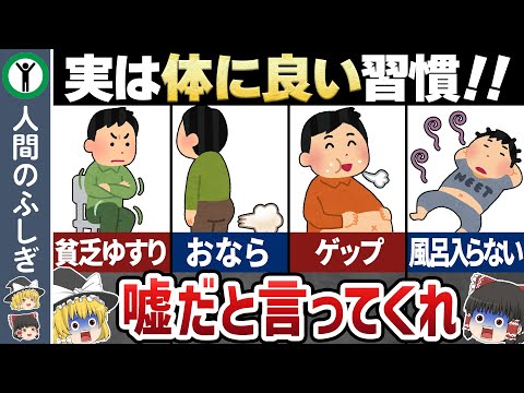 【ゆっくり解説】実は体に良い習慣9選