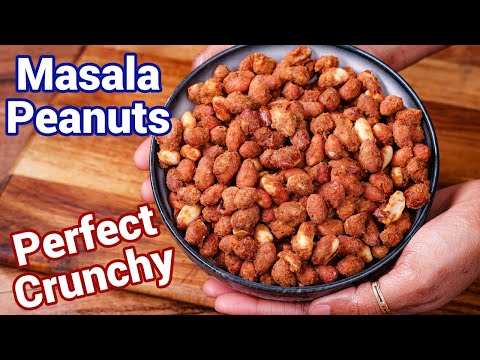 Masala Peanuts Recipe - Bakery Style for Perfect Crunchy & Crispy | Groundnut Masala - Simple Snack