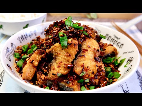 6-Ingredient Fragrant Spicy Garlic Fish Recipe 香辣蒜香鱼 Super Easy Chinese Dish w/ Batang Fish Recipe