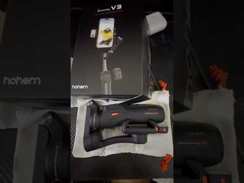 Hohem iSteady V3 Foldable Smartphone AI Gimbal Stabilizer #unboxing