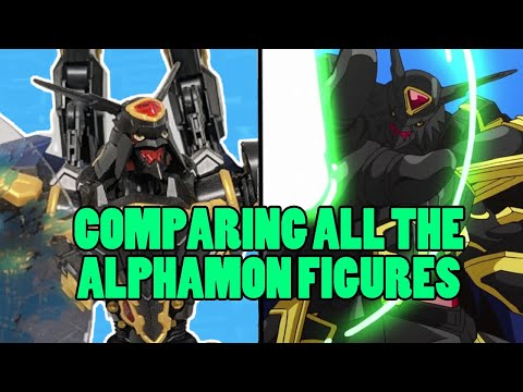 Alphamon Model Kit Review and Figure Comparison | Digimon Figure-rise Standard Amplified