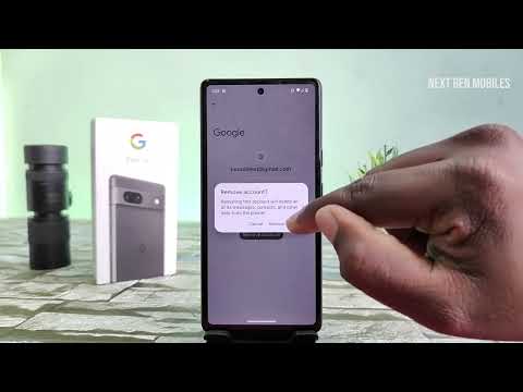 How To Remove Google Account on Pixel 7a In English