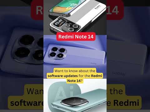 Want to know about the software updates for the Redmi Note 14? #redminote14