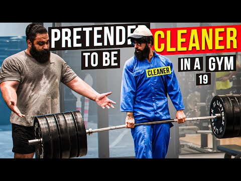 Elite Powerlifter Pretended to be a CLEANER #20 | Anatoly GYM PRANK