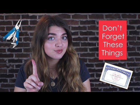 Don't Forget to Take These to College // Things You May Forget