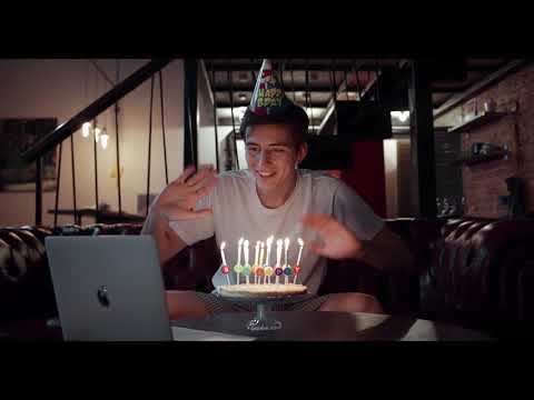 Virtual Birthday Party | Copyright Free Video Footage