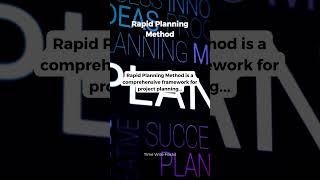 Plan Faster with the Rapid Planning Method #TimeMastery #ProductiveHabits #TimeSavingTips