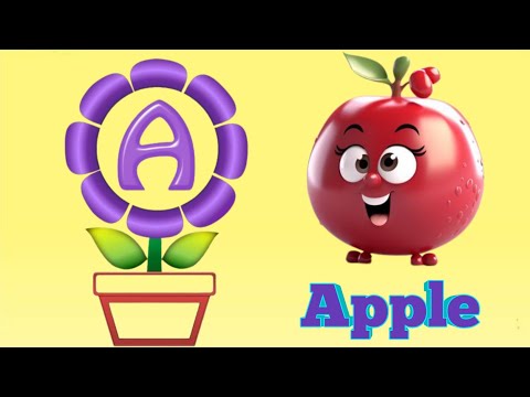 A For Apple | ABC | B For Ball | ABCD | Cartoon Abc For Kids #cartoonforkids #atoz #abc #kidsvideo