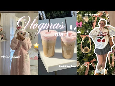 🎄VLOGMAS {opening advent calendars, visionboard, shopping...}🎀