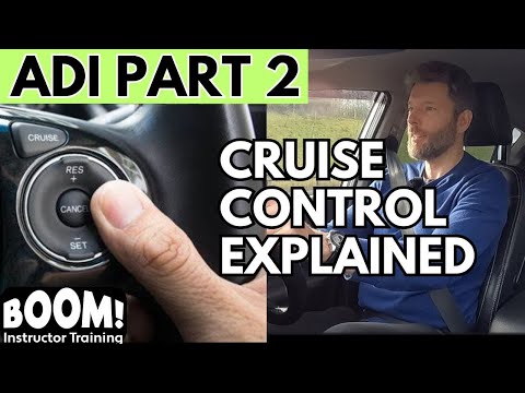 Part 2 tutorial: Using Cruise Control on your Part 2 Test