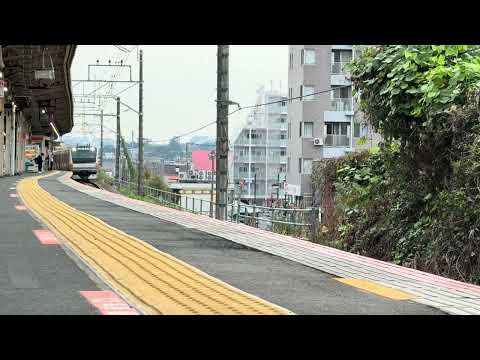 E233系 T19編成(10両) 豊田統括センター山手貨物線内ハンドル訓練 日野駅通過