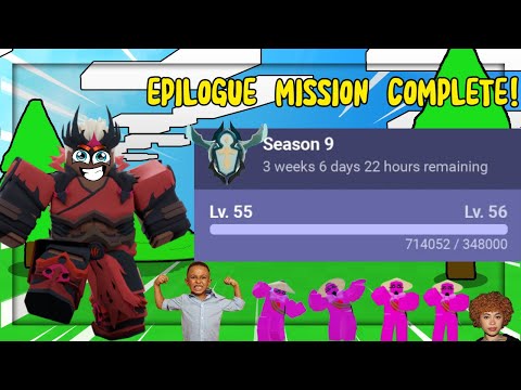 Brand New Epilogue Level 55 in Roblox Bedwars Season 9