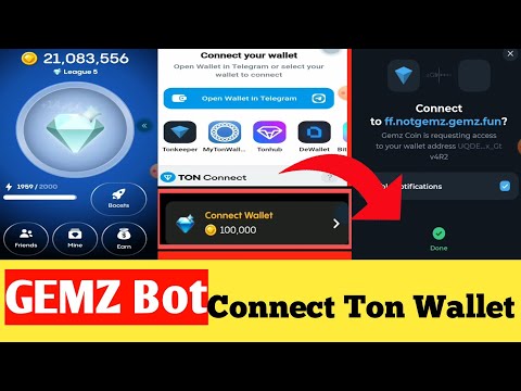 How To Connect Ton Wallet To Gemz