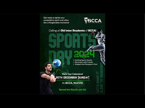 BCCA SPORTS DAY LIVE FROM NUZVID CAMPUS