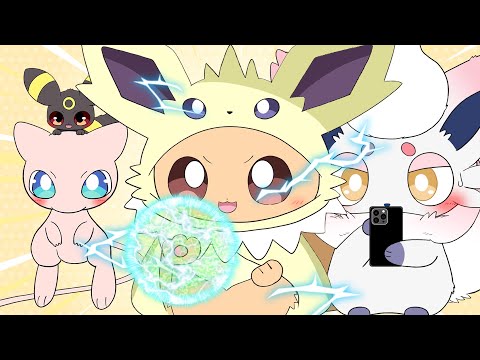 Zorua in Love with Eevee Plays a Jolteon × Weezing Deck! | Pokémon TCG Pocket / Animation